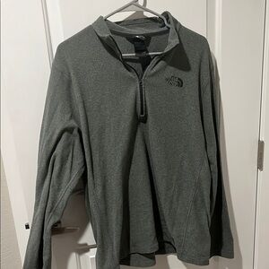 The North Face Gray Quarter-Zip Pullover